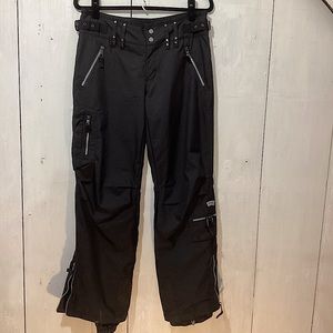 SKEA women’s Bunny Thinsulate Flex black ski pants size 8